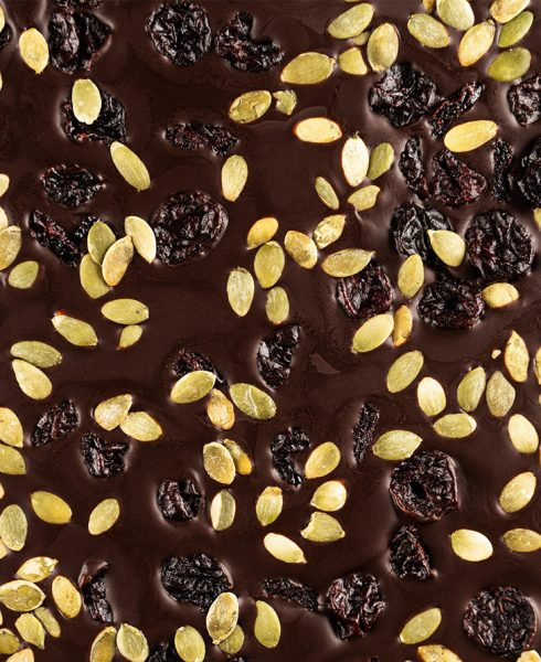 Chocolate Slab with Cherry & Pumpkin Seeds