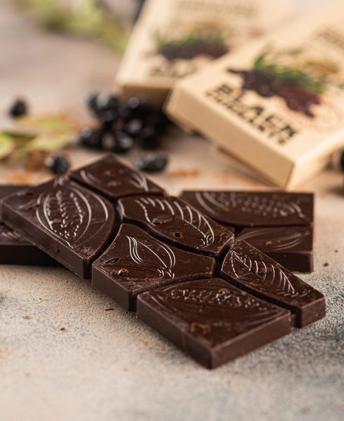 Organic Chocolate with Black Currants 95% Cacao